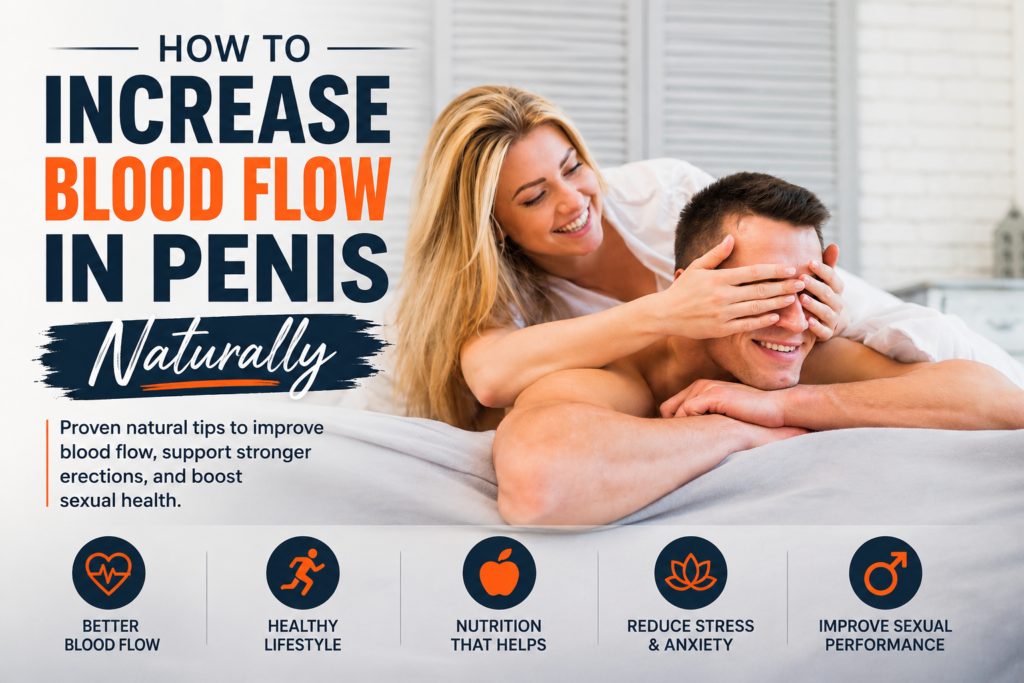 How to increase blood flow in the penis naturally with healthy lifestyle habits